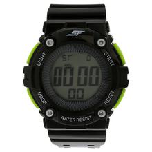 Sonata SF Black Strap Digital Watch for Men - 77042PP05