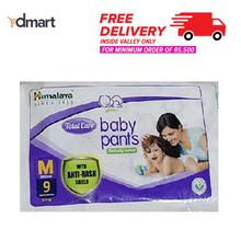 Himalaya Total Care Baby Pants Diapers (Medium), 9 Counts