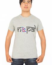 Nepal Print Tshirt Grey