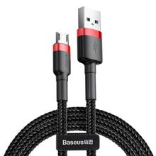 Baseus 2.4A Micro USB Cable Fast Charge USB Data Cable Nylon Sync Cord for Samsung Xiaomi Redmi Note 4 5 Android Microusb Cable