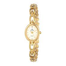 Titan Raga Gold Dial Analog Watch For Women-2253YM09