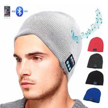 Wireless Bluetooth Knit Winter Hat Music Cap Hands-free Phone Call Answer Ears-free Speakers