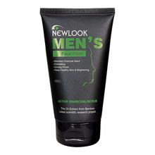 Newlook Men's Face Wash with Activated Charcoal/Scrub 60 ml