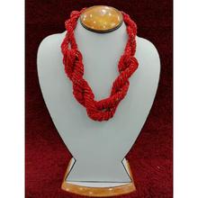 Red Potey Twisted Necklace