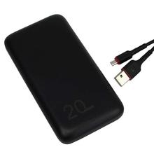 AKEKIO AK20 20000mAh Battery Capacity Power Bank - Black