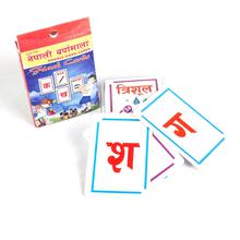 Kconnecting kids Nepali Alphabet Flash Cards for kids