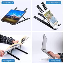 COTECI Adjustable Aluminum Laptop Stand for MacBook Lenovo HP Dell More 10-15.6 Inch Notebook