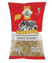 24 Mantra Organic White Sesame (100gm)