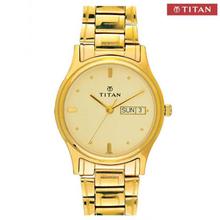 530YM24 Karishma Champagne Dial Analog Watch For Men- Gold