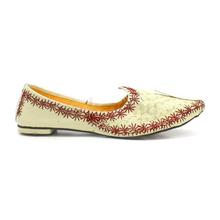 Sherwani Closed Shoes For Men - Beige