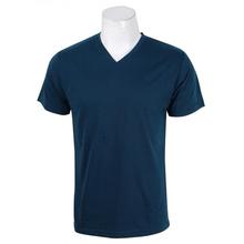 Petrol Blue V-Neck T-Shirt For Men