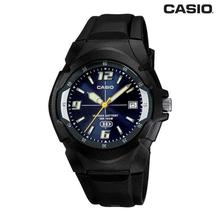 Casio Black/Blue Round Dial Analog Watch For Men (MW-600F-2AVDF)