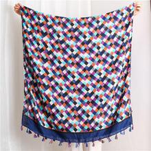 Korean Style Sun Protection Premium Printed Scarves For