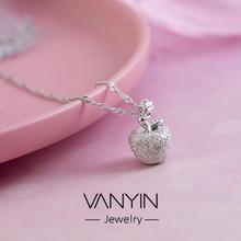 Pendant-Wan Ying Jewelry Apple Pendant Female S925