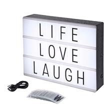 LED Light Up Box Cinematic Message Board