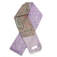 Purple Weave Design Cashmere Scarf For Women