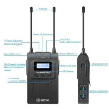 BOYA BY-WM8 PRO-K2 UHF Dual Channel Wireless Lavalier Clip-on Microphone