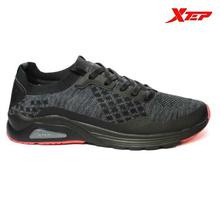 Xtep Black/ Red Casual Shoes For Men - (326622)