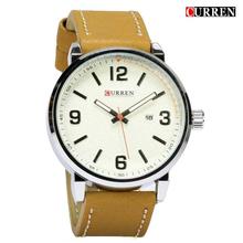 CURREN 8218 Leather Analog Watch For Men