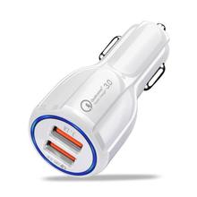 Crouch Quick Charge 3.0 Charger QC 3.0 5V 9V 12V Dual USB Car Charge Fast Charger Mobile Phone Travel Adapter Car-charge