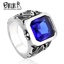 BEIER Vintage Cool Retro Stainless Steel Rings 316L