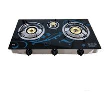 CG 3 Burner Glass Top Gas Cooktop (Rapid Premium Trio-GT)