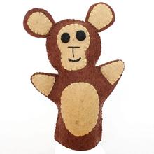 Handmade Monkey Hand Puppet For Kids
