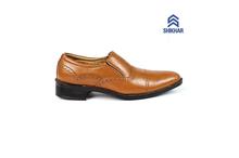 Shikhar Shoes Leather Brogues Formal Shoe For Men (2908)- Tan
