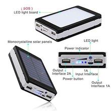 Promptout 20 LED Power Bank-20000Mah with Solar Led Charging