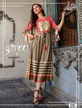 Rayon Long Gown Style Kurti