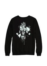 Goku Splash Paint Printed Sweatshirt