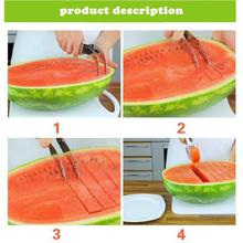 1pc Stainless Steel Watermelon Slicer Corer  Fruit Peeler Faster Melon