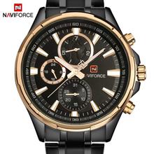 NF9089M Chronograph Watch for Men - Golden/Black