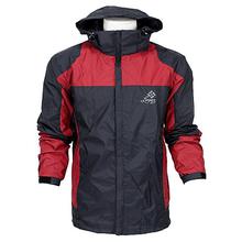 Lugaz waterproof/windproof jacket – Maroon/Black