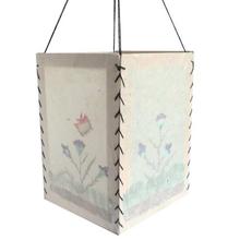 Plant Designed Hanging Lamp Cover - White