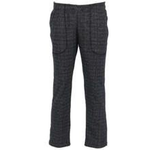 Bastra Dark Grey Cotton Fleece Sweatpants For Men