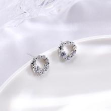 Stud earrings_Wan Ying jewelry starry studded female s925