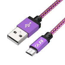 OLAF Micro USB Cable 1m 2m 3m Fast Data Sync Charging Cable For Samsung Huawei Xiaomi LG Andriod Microusb Mobile Phone Cables