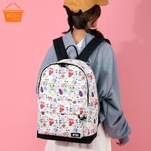 KOJA BTS Backpack, K-Pop Bangtan BT21 Boys Girls Schoolbags Cute Bookbag for Kids Teens