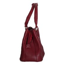 Maroon Red PU Leather Women Shoulder & Crossbody Bag