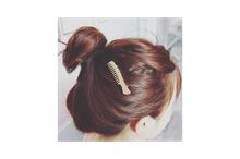 Golden Comb Shaped Hair Clip