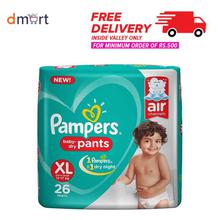 Pampers Extra Large (XL) Size Diapers Pants (26 Count)