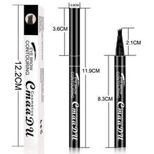 1 PC Microblading Tattoo Eyebrow Pencil Waterproof Fork