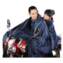 Navy Double Layer Waterproof Bike Raincoat (Unisex)