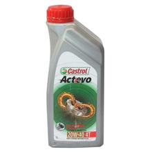 Castrol 20W-40 1 Litre Actevo Engine Oil For 4 Stroke Motorcycles - Grey