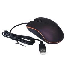 FashionieStore mouse Optical USB LED Wired Game Mouse Mice For PC Laptop Computer BK