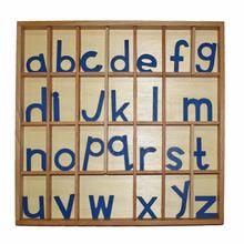 Blue Large Movable Alphabet Set For Kids