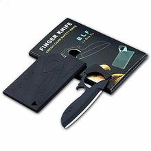Credit Card Finger Knife Olecranon Eagle Folding Safety Knife Outdoor Travel Pocket Wallet EDC Tool