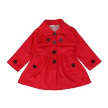 Girl Hooded Trench Winter Coat HF-453 B