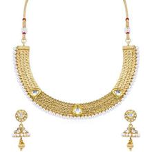 Sukkhi Traditional Choker Gold Plated Necklace Set for Women